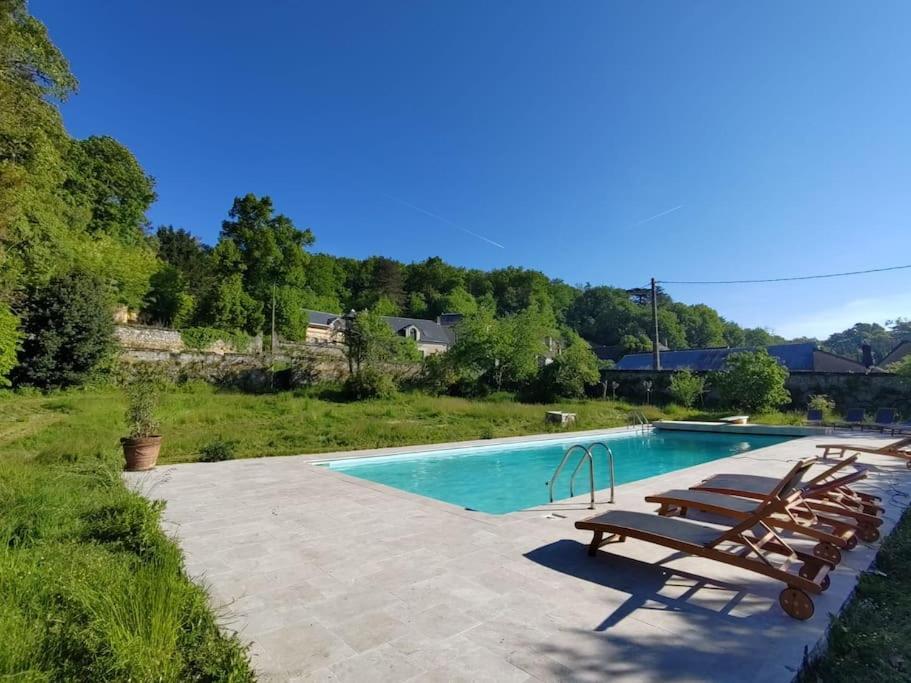 Villa Magnifiques Ecuries Juste Renovees - Domaine De La Mulotiere Langeais Exterior foto